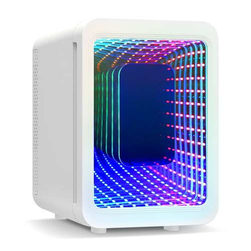 Mini fridge with mirror - fridge,