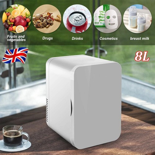 Portable mini fridge table - 8l,