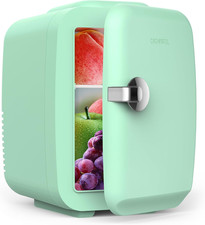 CROWNFUL Mini Fridge, 4 Liter