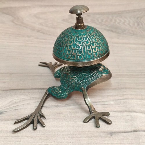 Antique style brass - desk, bell