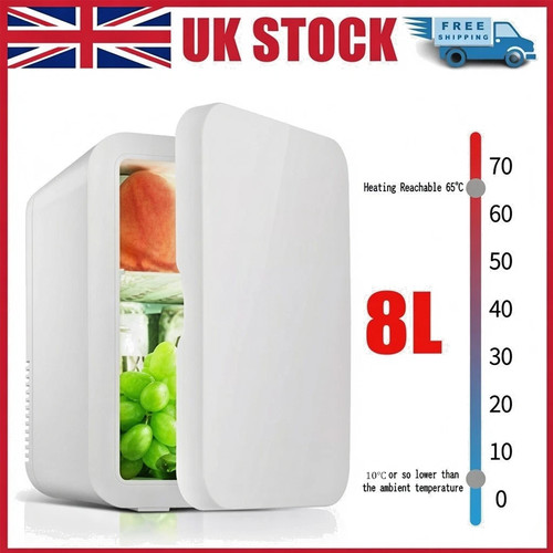 Portable mini fridge table - 8l,