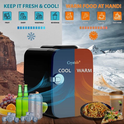 Portable mini fridge table - 4l,